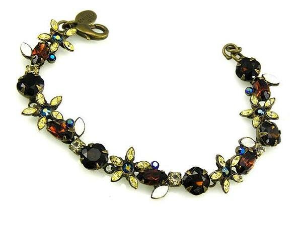 Sorrelli Iced Coffee Swarovski Crystal Bracelet