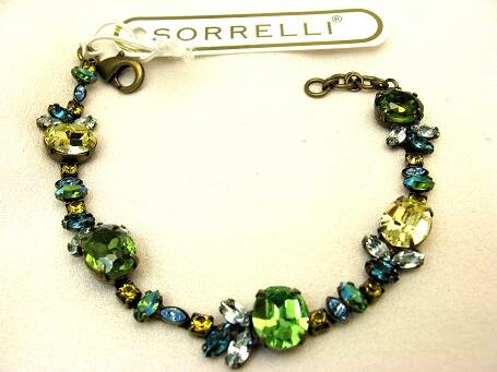 Sorrelli Mint Julep Swarovski Crystal Bracelet