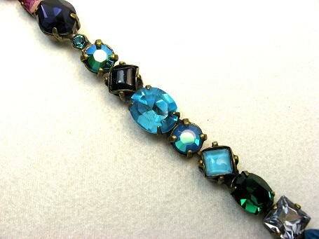 Sorrelli Blueberry Swarovski Crystal Bracelet
