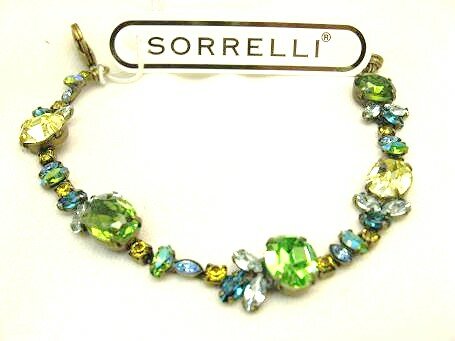 Sorrelli Mint Julep Swarovski Crystal Bracelet