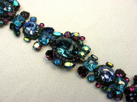 Sorrelli Blueberry Swarovski Crystal Bracelet