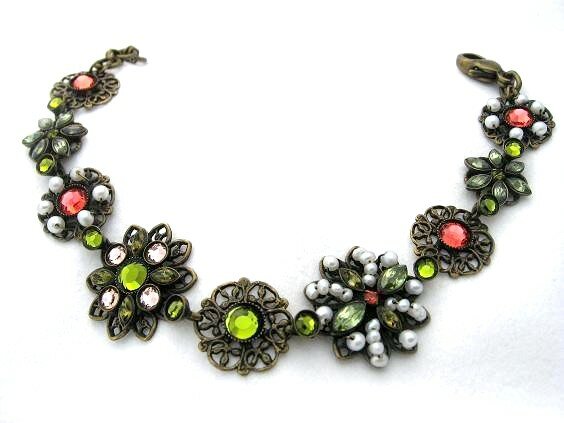 Sorrelli Rosewood Swarovski Crystal Bracelet