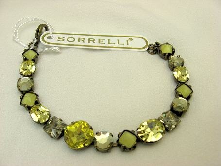 Sorrelli Lemon Drop Swarovski Crystal Bracelet