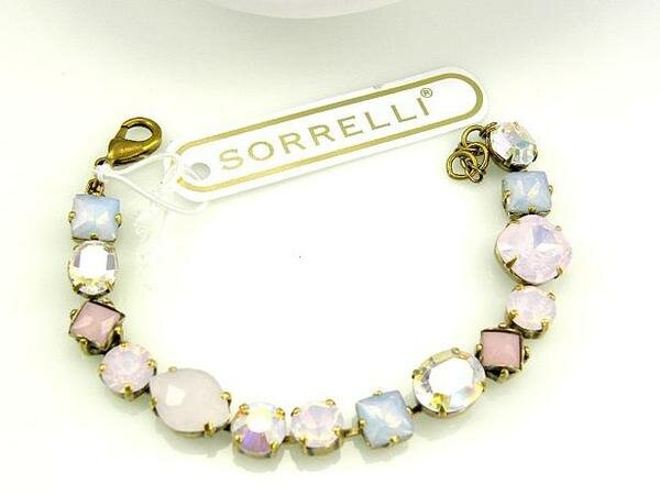 SORRELLI PRETTY IN PINK SWAROVSKI CRYSTAL BRACELET