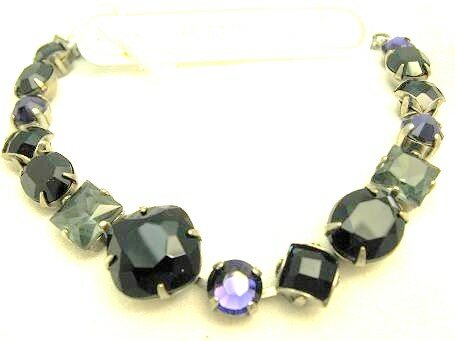 Sorrelli Black Magic Swarovski Crystal Bracelet