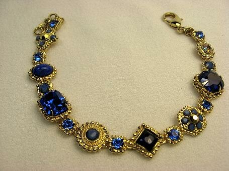 Sorrelli Lapis Swarovski Crystal Bracelet