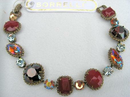 Sorrelli Raisin Glaze Swarovski Crystal Bracelet