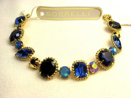Sorrelli Lapis Swarovski Crystal Bracelet