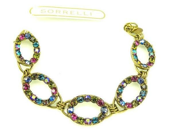 Sorrelli Super Multi Swarovski Crystal Bracelet