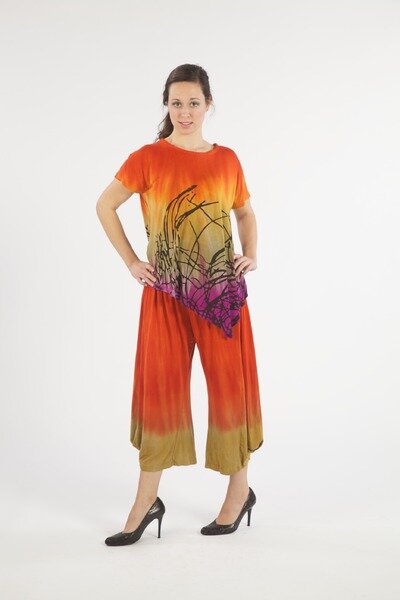 AIKO CROPPED PANTS BY ART OF CLOTH