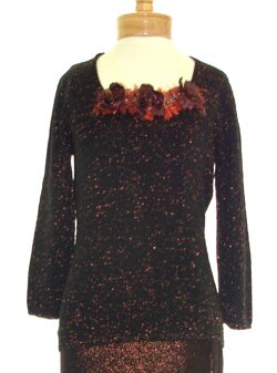 Lee Andersen Copper Rose Knit Top