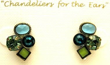 Sorrelli Ocean Swarovski Crystal Earrings