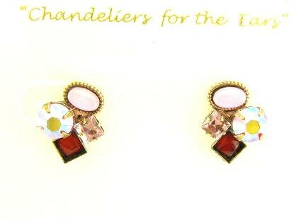 Sorrelli Strawberry Daiquiri Swarovski Crystal Earrings