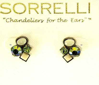 Sorrelli Water Lily Swarovski Crystal Earrings