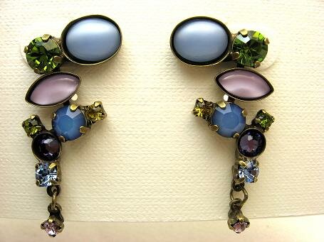 Sorrelli Hydrangea Swaroski Crystal Earrings