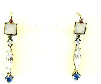Sorrelli Aurora Borealis Swarovski Crystal Earrings