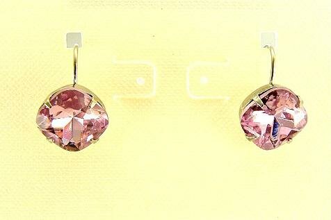 Sorrelli Misty Pink Swarovski Crystal Earrings