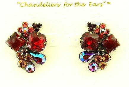 Sorrelli Red Rocket Swarovski Crystal Earrings