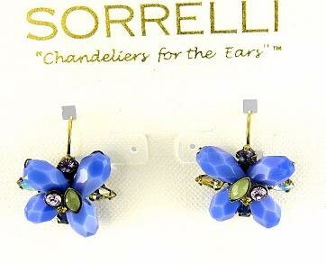 Sorrelli Hydrangea Swarovski Crystal Earrings