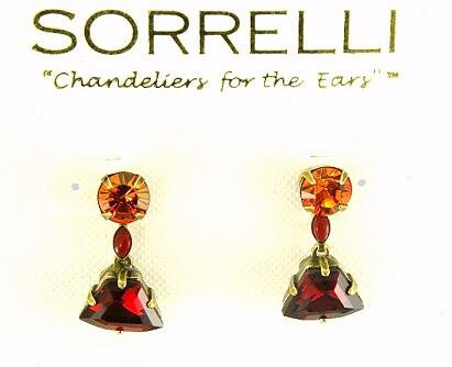 Sorrelli Red Rocket Swarovski Crystal Earrings