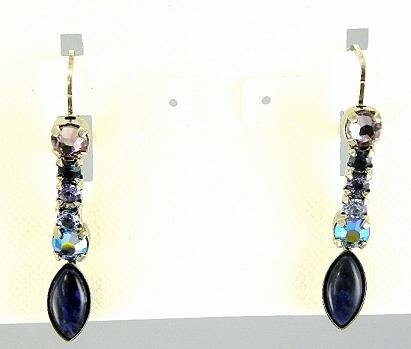 Sorrelli Purple Rain Swarovski Crystal Earrings