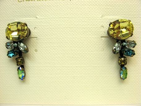 Sorrelli Mint Julep Swarovski Crystal Earrings