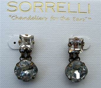 Sorrelli Looking Glass Swarovski Crystal Earrings