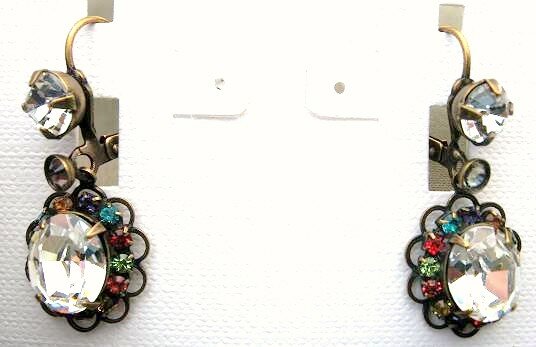 Sorrelli Looking Glass Swarovski Crystal Earrings