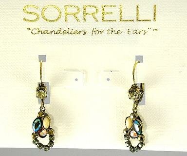 Sorrelli Water Lily Swarovski Crystal Earrings
