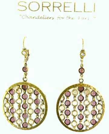 Sorrelli Raisin Glaze Swarovski Crystal Earrings