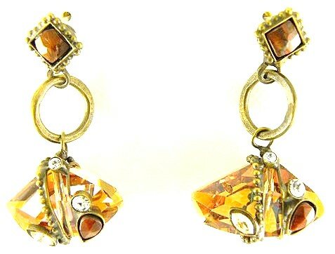 Sorrelli Raisin Glaze Swarovski Crystal Earrings