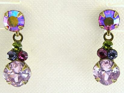 Sorrelli Coneflower Swarovski Crystal Earrings