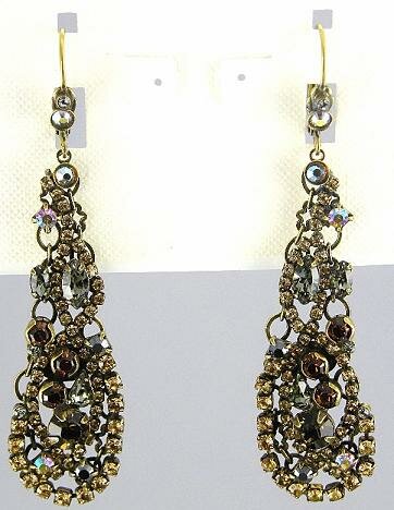 Sorrelli City Neutral Swarovski Crystal Earrings