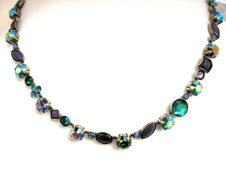 Sorrelli Blueberry Swarovski Crystal Necklace