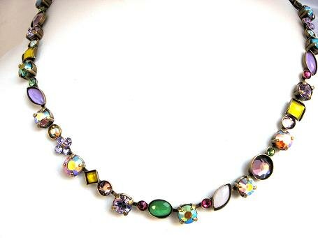 Sorrelli Lilac Swarovski Crystal Necklace