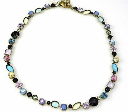 Sorrelli Licorice Twist Swarovski Crystal Necklace