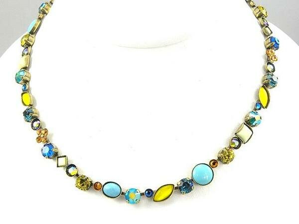 SORRELLI MORNING GLORY SWAROVSKI CRYSTAL NECKLACE