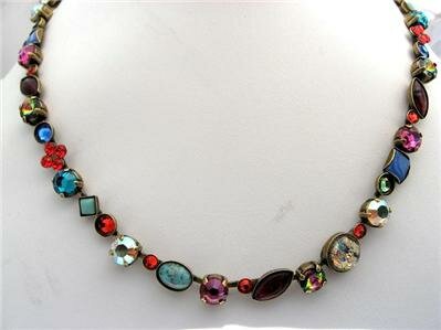 Sorrelli Pastel Bright Swarovski Crystal Necklace