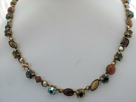 Sorrelli Stone Wash Swarovski Crystal Necklace