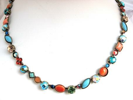 Sorrelli Tropical Swarovski Crystal Necklace