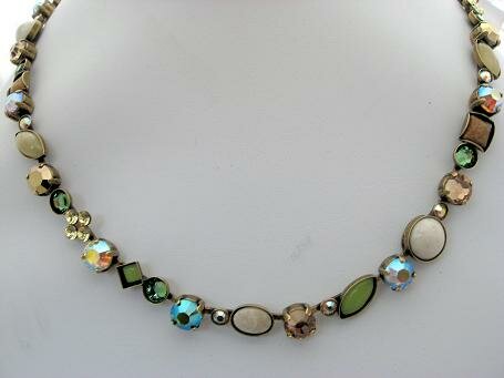 Sorrelli Water Lily Swarovski Crystal Necklace