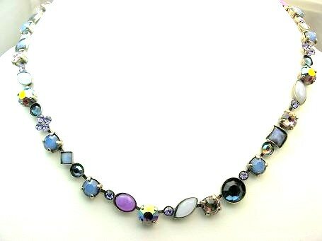Sorrelli Purple Rain Swarovski Crystal Necklace