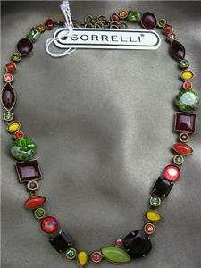 Sorrelli Green Envy Swarovski Crystal Necklace