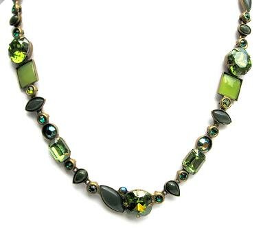 Sorrelli Blue Spruce Swarovski Crystal Necklace