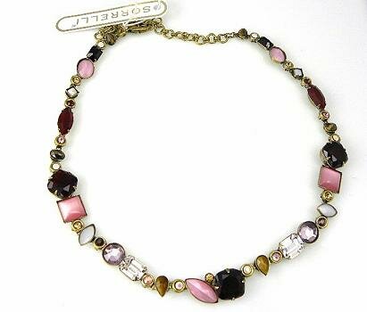 Sorrelli Cinnamon Stick Swarovski Crystal Necklace