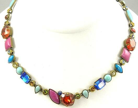 Sorrelli Pastel Bright Swarovski Crystal Necklace