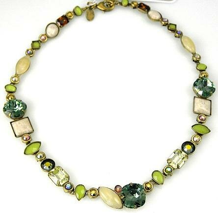 Sorrelli Water Lily Swarovski Crystal Classic Necklace