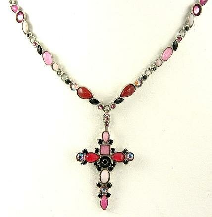 Sorrelli Gum Drop Swarovski Crystal Cross