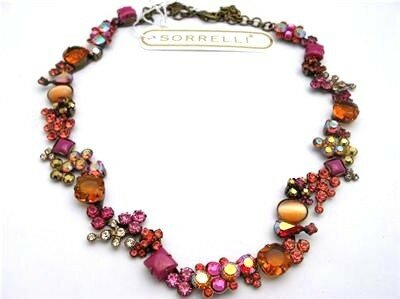 Sorrelli Flamingo Swarovski Crystal Necklace
