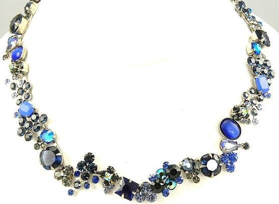 SORRELLI TWILIGHT SWAROVSKI CRYSTAL NECKLACE